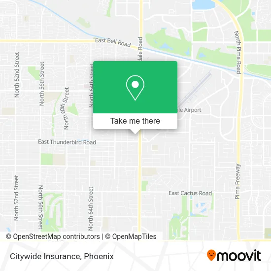 Citywide Insurance map