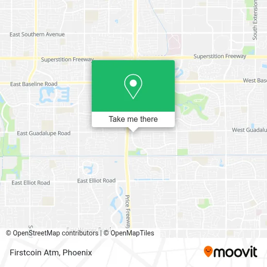 Firstcoin Atm map