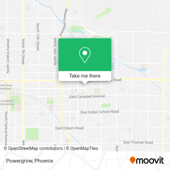 Powergrow map