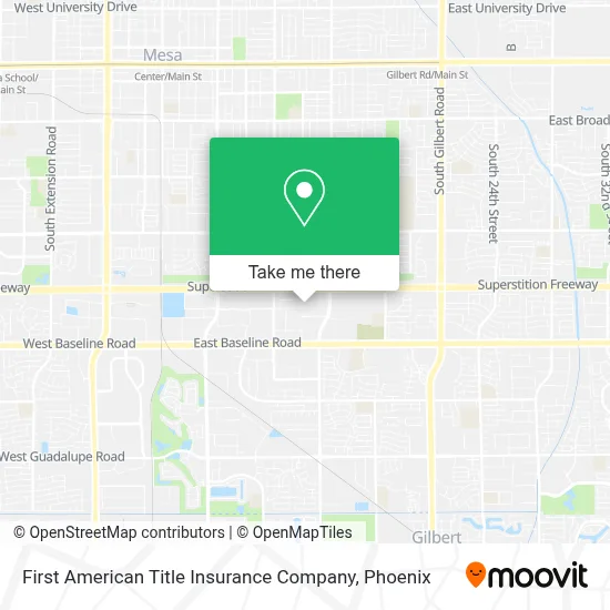 First American Title Insurance Company map