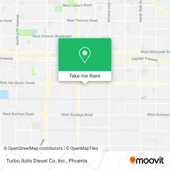 Turbo Auto Diesel Co. Inc. map