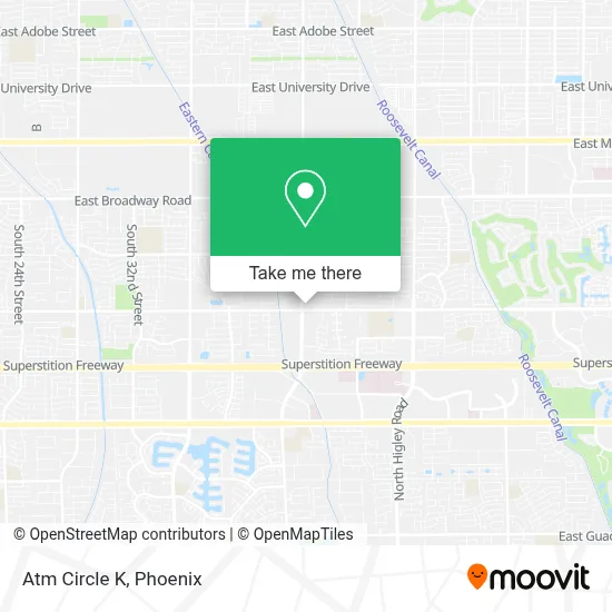 Atm Circle K map