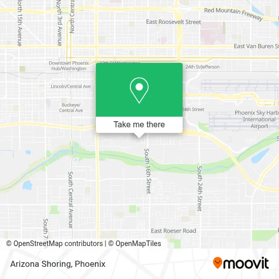 Arizona Shoring map