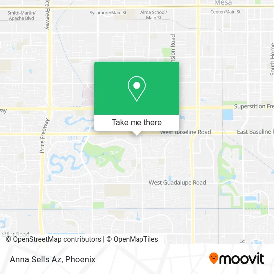 Anna Sells Az map