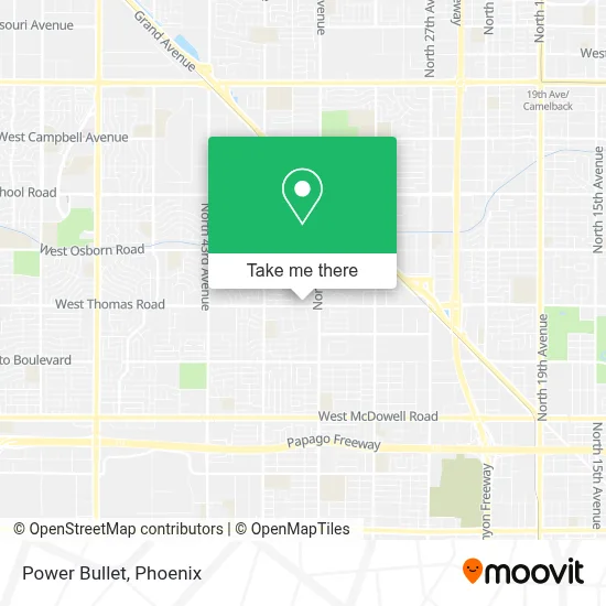 Power Bullet map