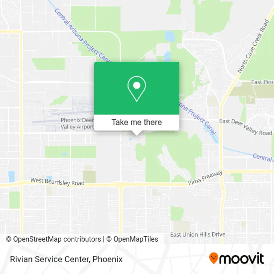 Rivian Service Center map