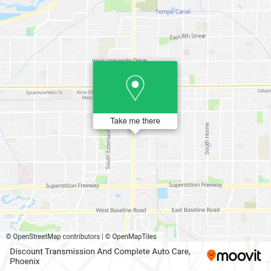 Discount Transmission And Complete Auto Care map