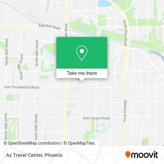 Az Travel Center map