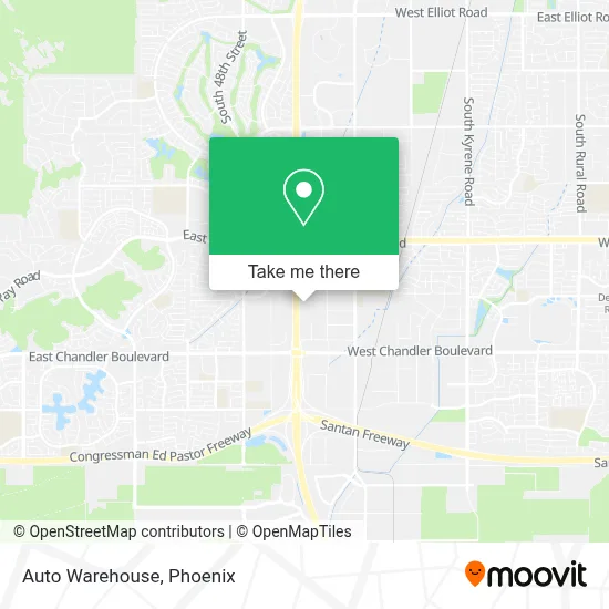 Auto Warehouse map