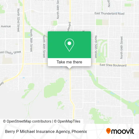 Berry P Michael Insurance Agency map