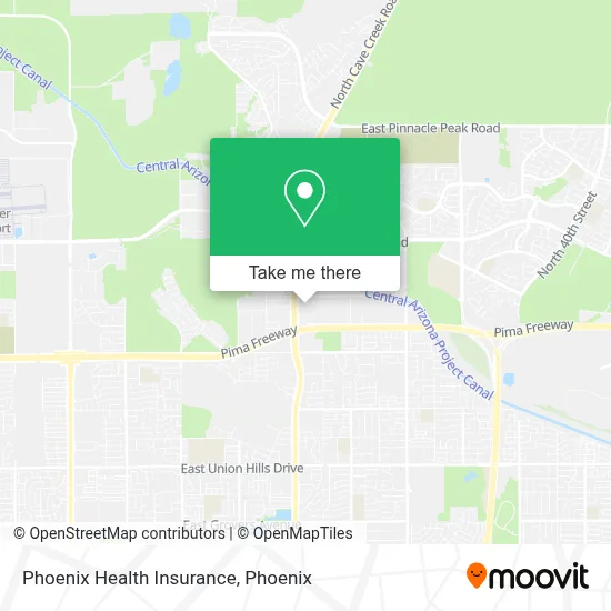 Phoenix Health Insurance map