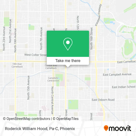 Roderick William Hood, Pa-C map
