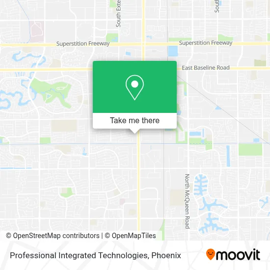 Professional Integrated Technologies map