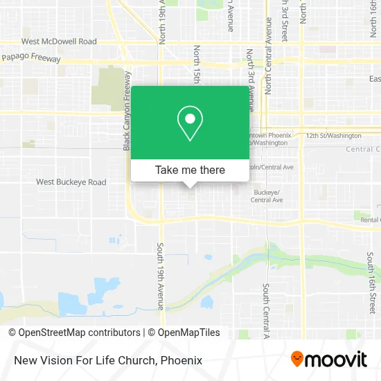 New Vision For Life Church map
