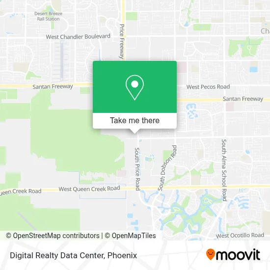 Digital Realty Data Center map
