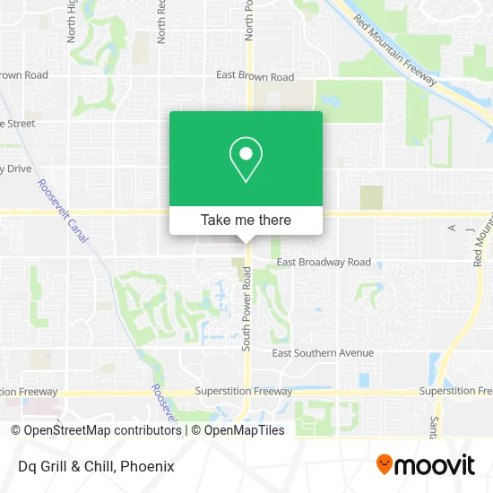Dq Grill & Chill map