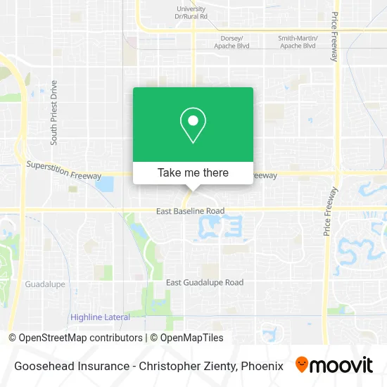 Goosehead Insurance - Christopher Zienty map