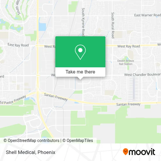 Shell Medical map