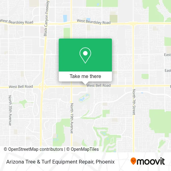 Arizona Tree & Turf Equipment Repair map