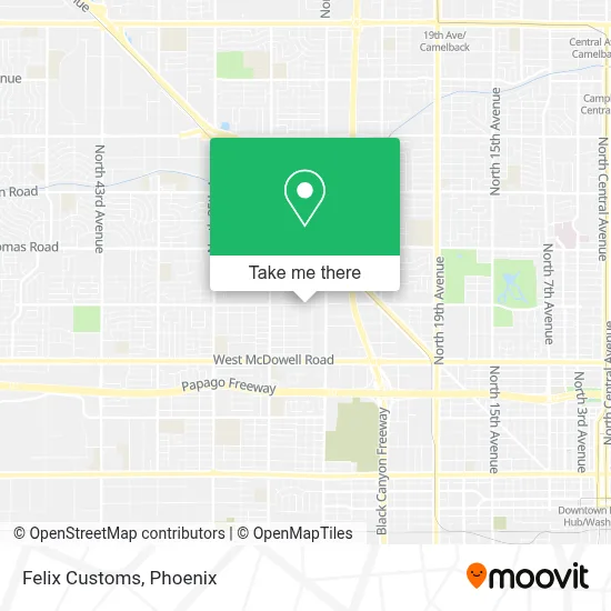 Felix Customs map