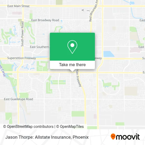 Jason Thorpe: Allstate Insurance map