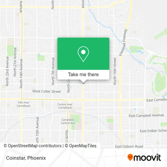 Coinstar map
