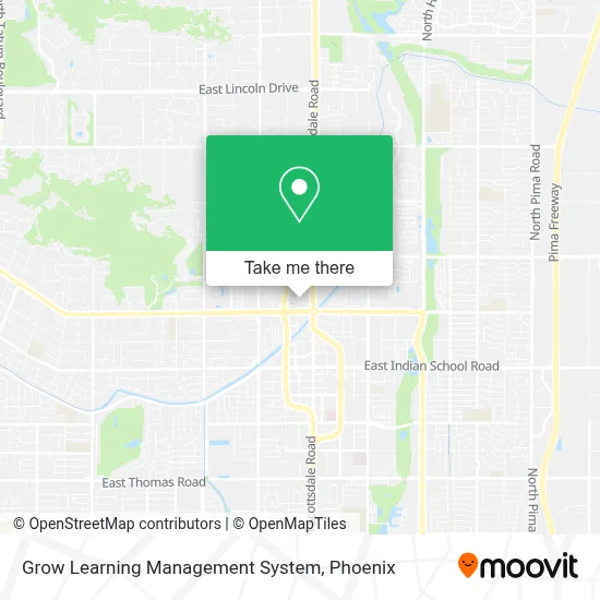 Grow Learning Management System map