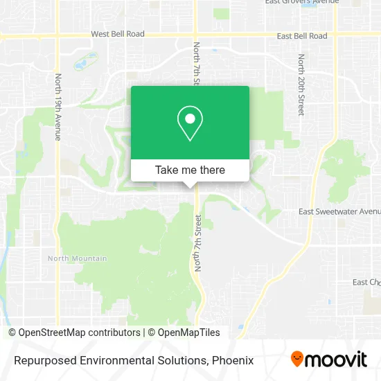 Repurposed Environmental Solutions map