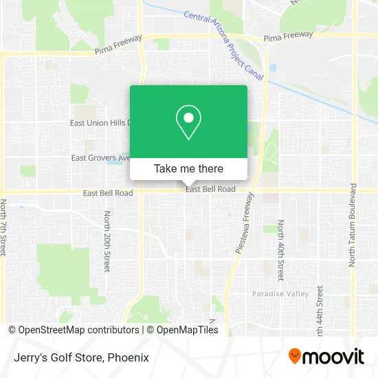 Jerry's Golf Store map