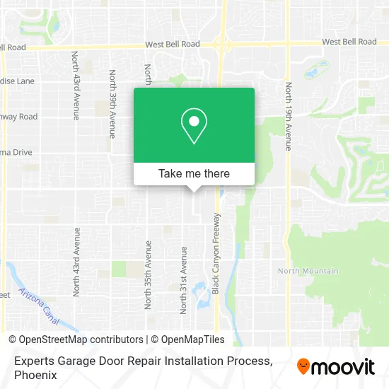 Experts Garage Door Repair Installation Process map