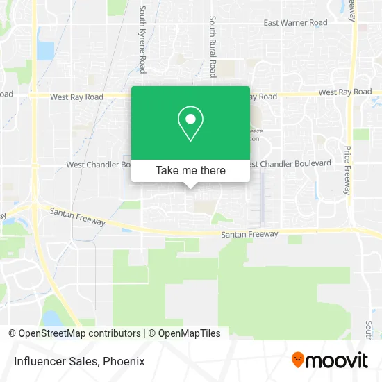 Influencer Sales map