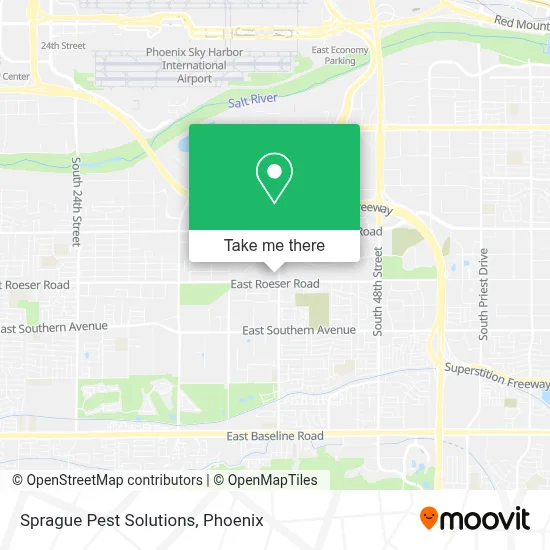 Sprague Pest Solutions map