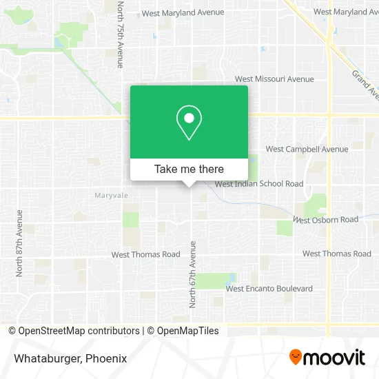 Whataburger map