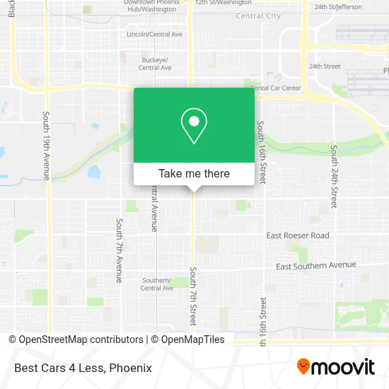 Best Cars 4 Less map