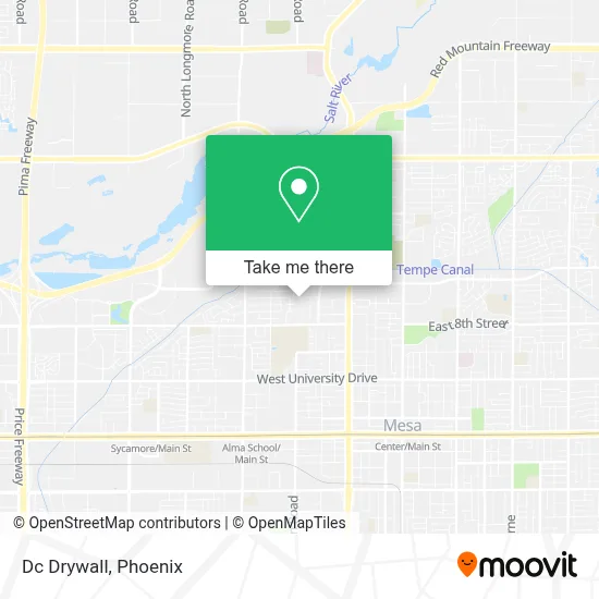 Dc Drywall map