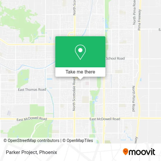 Parker Project map