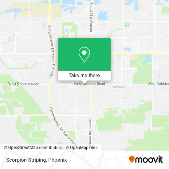 Scorpion Striping map