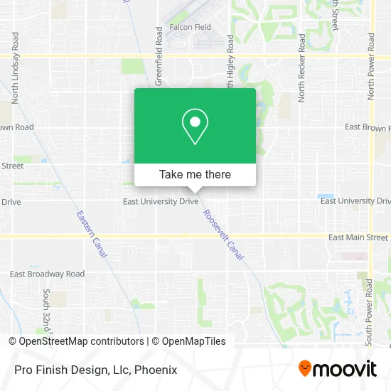 Pro Finish Design, Llc map