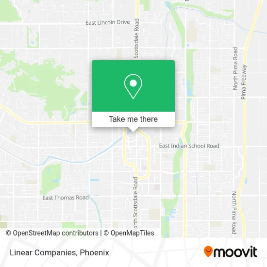 Linear Companies map