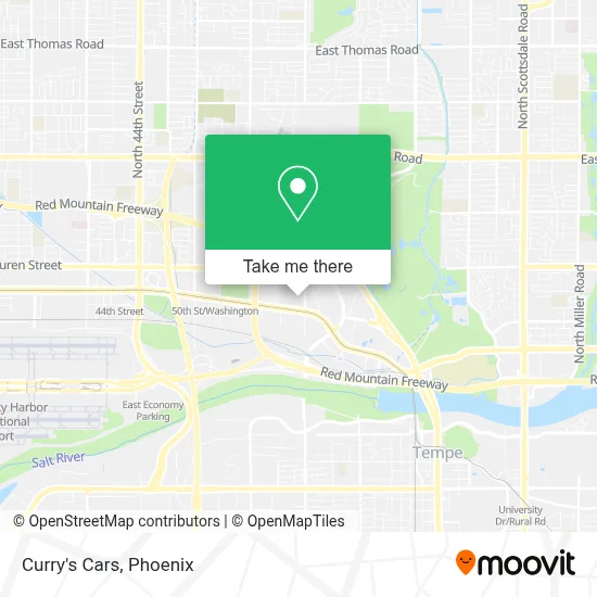 Curry's Cars map