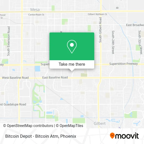 Bitcoin Depot - Bitcoin Atm map