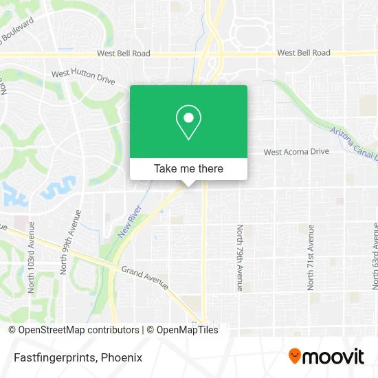 Fastfingerprints map
