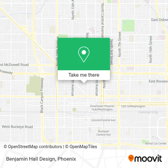 Benjamin Hall Design map