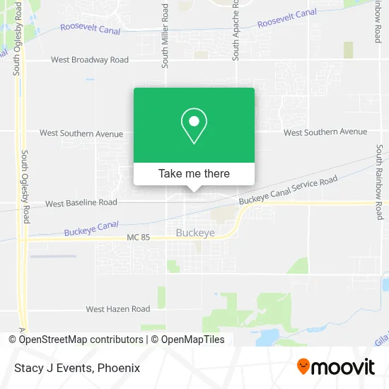 Stacy J Events map