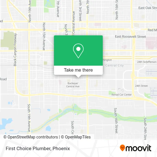 First Choice Plumber map
