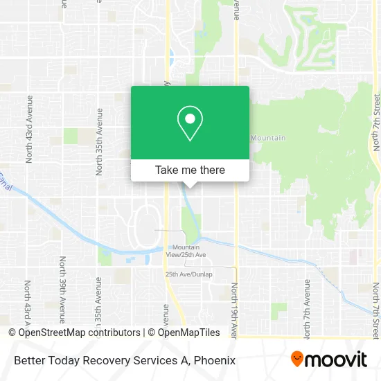 Better Today Recovery Services A map