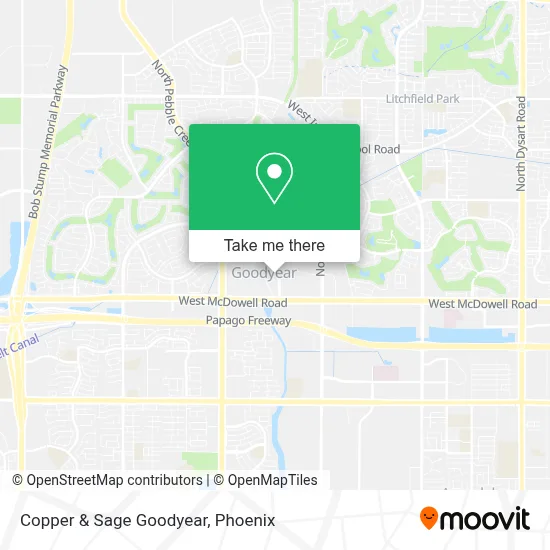 Copper & Sage Goodyear map