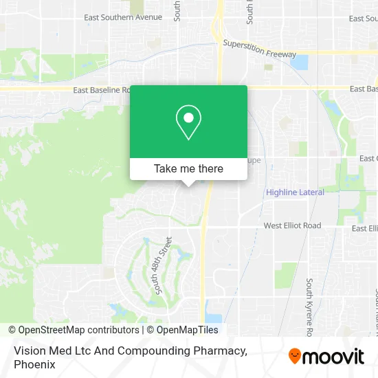 Vision Med Ltc And Compounding Pharmacy map