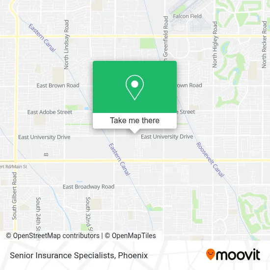 Senior Insurance Specialists map