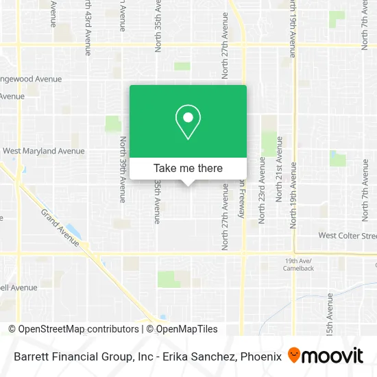 Barrett Financial Group, Inc - Erika Sanchez map